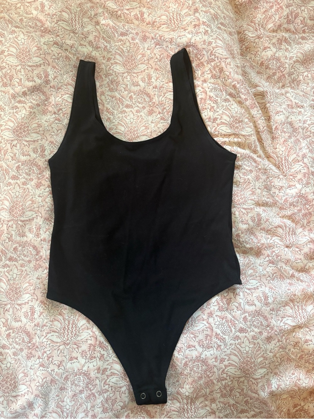 American Eagle Outfitters Black Scoop Neck Bodysuit